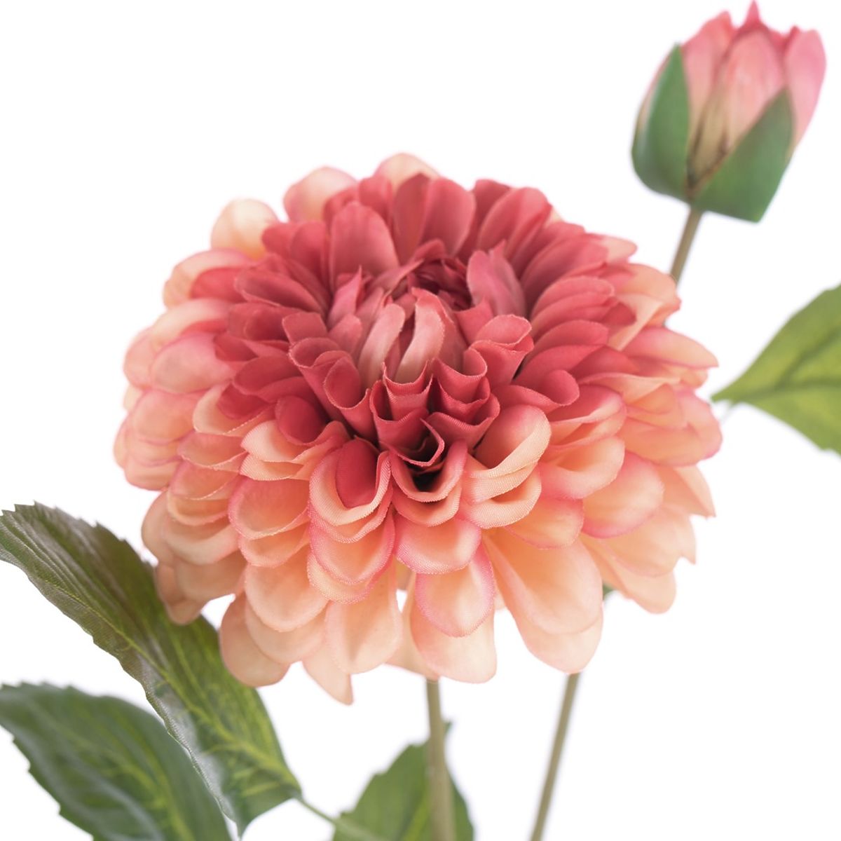 Artificial Flower PEONY Coral Color Modern Style AmeliaHome