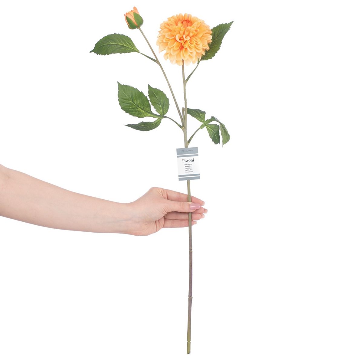 Artificial Flower PEONY orange color modern style ameliahome