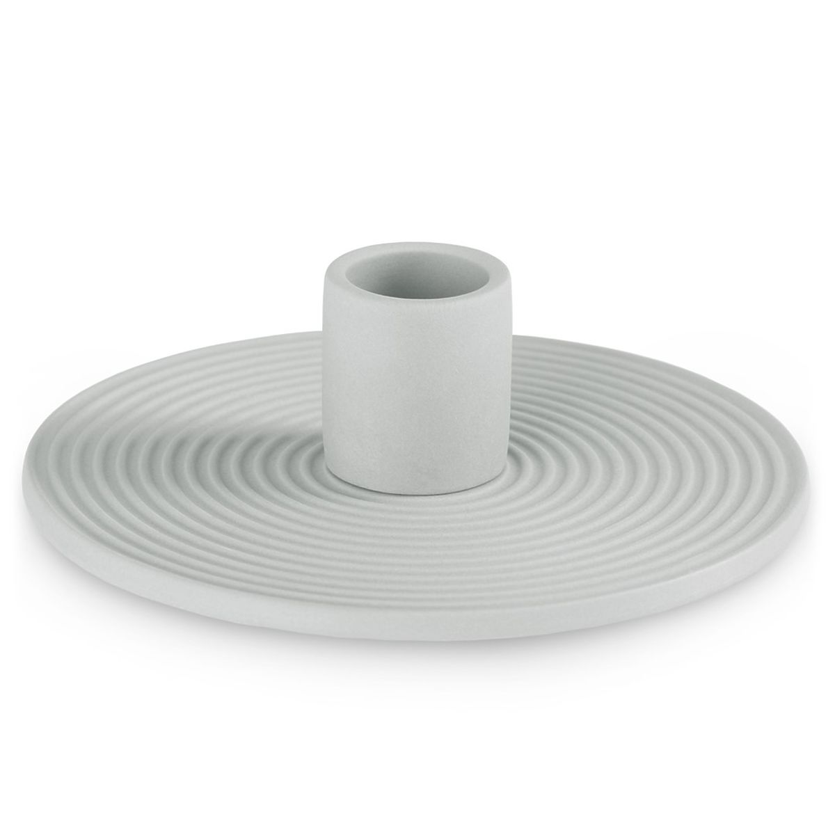 Candleholder MORAB Grey Color Boho Style for Interior AmeliaHome