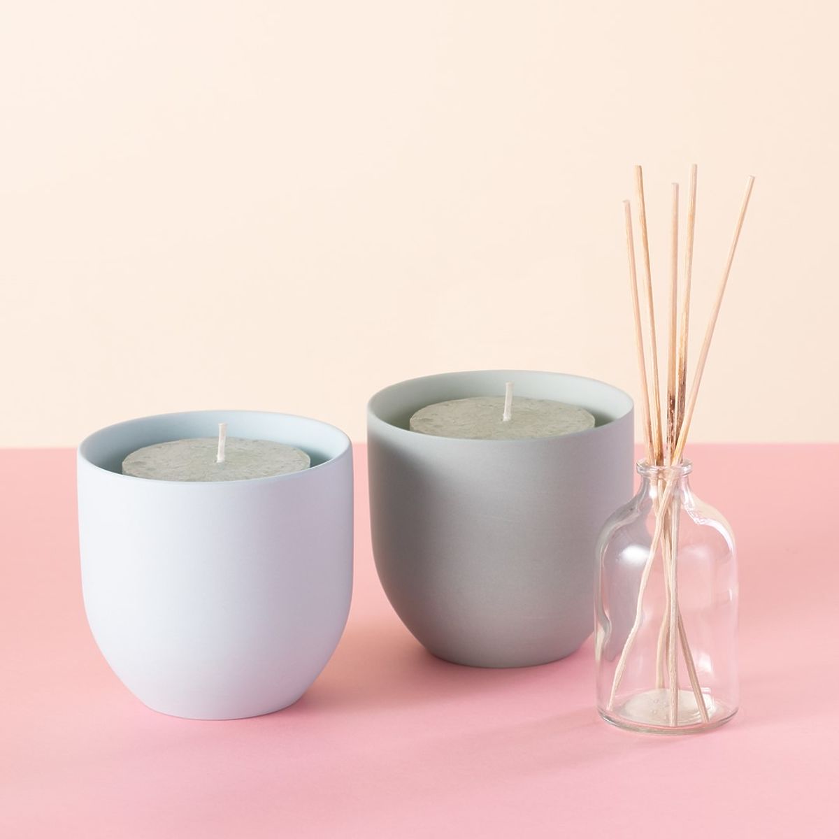 Candleholder SHIRE color powder pink modern style for interior ameliahome