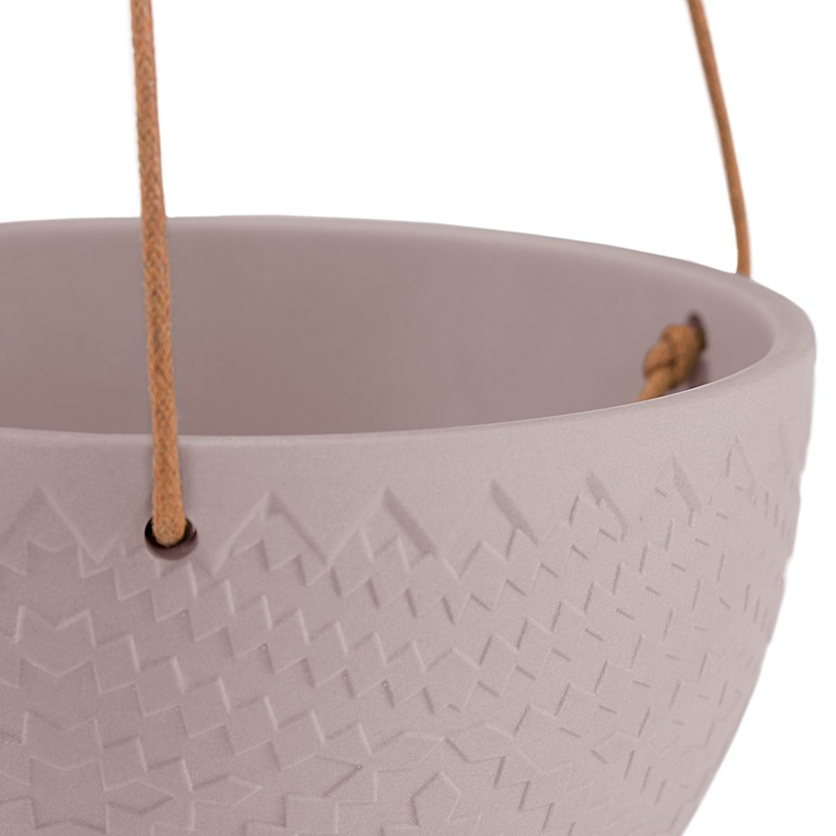 Flower Pot LOKAI Cappuccino Color Boho Style for Interior AmeliaHome