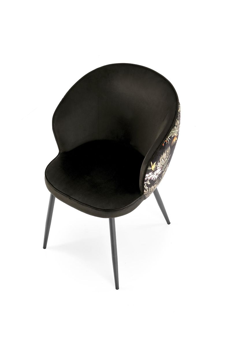 Set of 2 Multicolored Dining Chairs K506