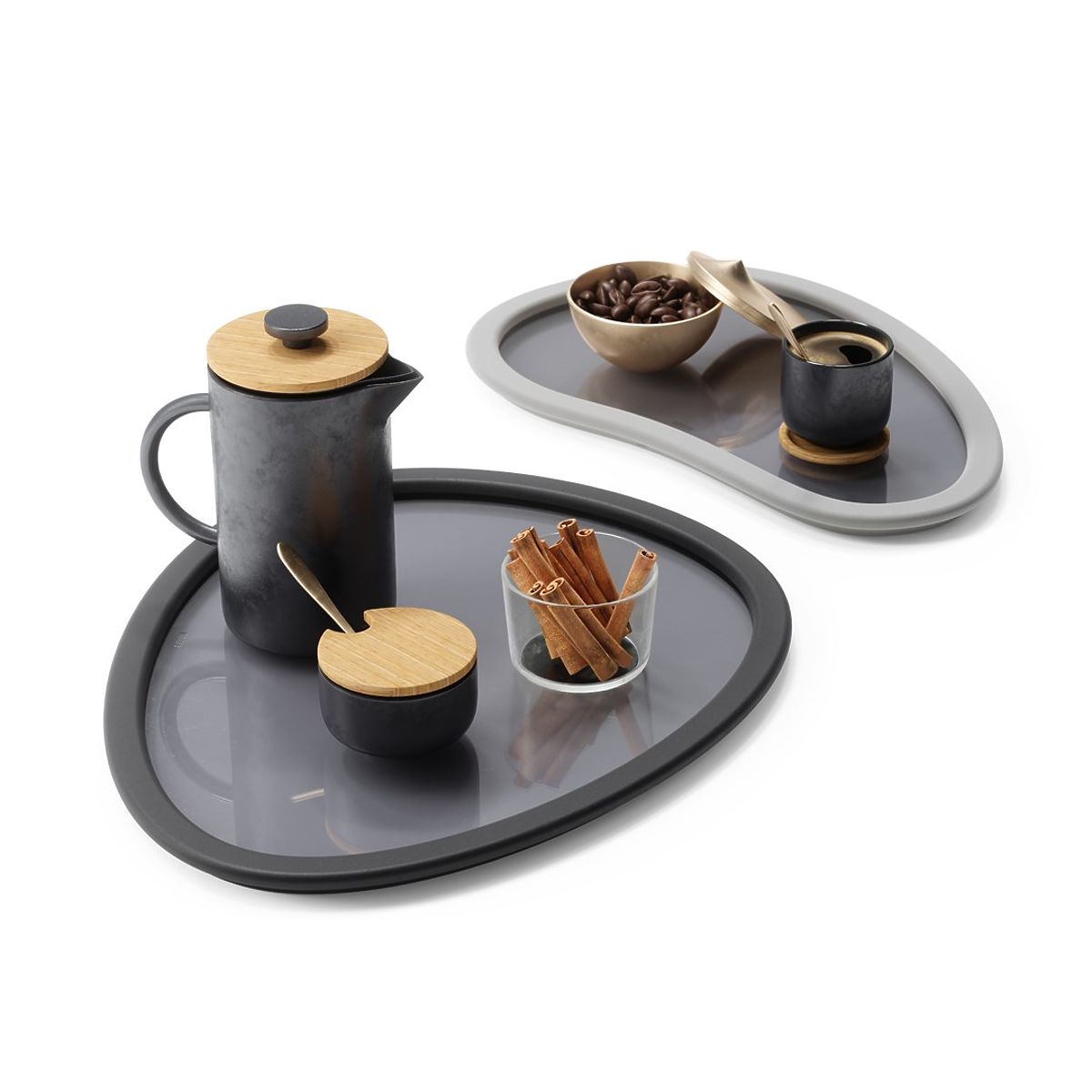 Kitchen Accessories with Irregular Shape HUB in Graphite Color Minimalist Style Umbra