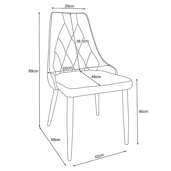 4x CHAIR SJ.054 BLUE