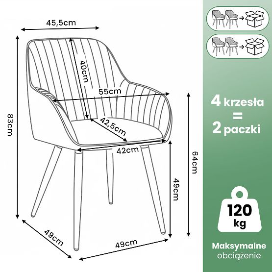4x Velvet Swivel Chair with Stitching Beige TURNO Black Legs