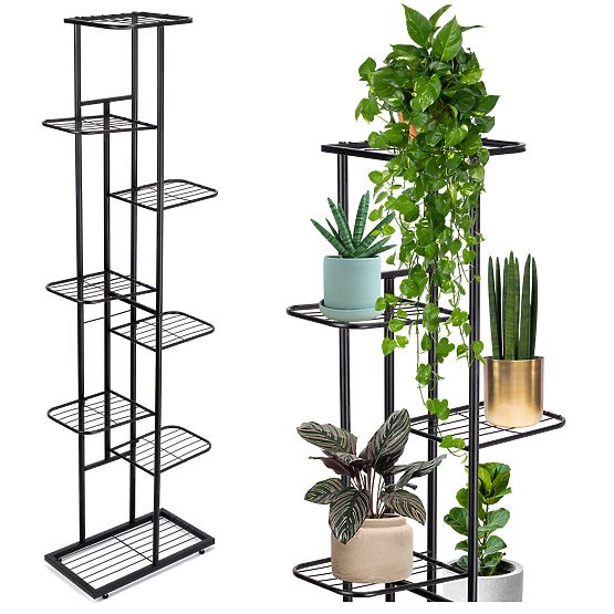 8-Level Plant Stand NEST Black