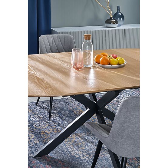 ACORD Extendable Table, Natural/Black (2p=1pc)