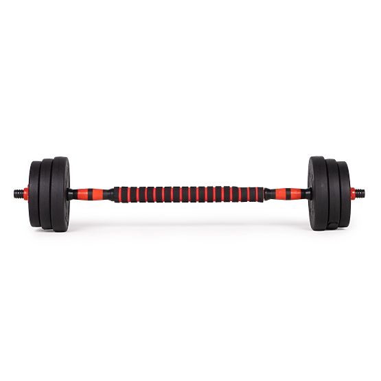 Adjustable Dumbbells 2 x 15kg Dumbbell Set 30kg Bar