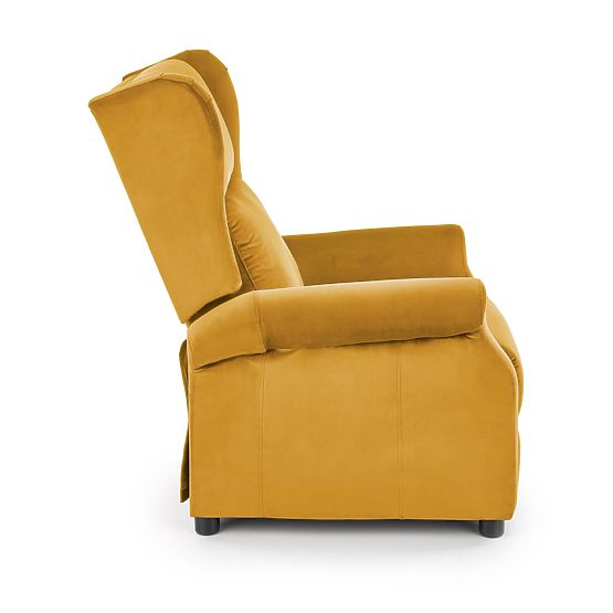 AGUSTIN 2 Mustard Relaxation Armchair