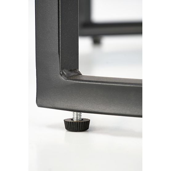 ALEXANDRA Set of 2 Tables, Black Marble / Black