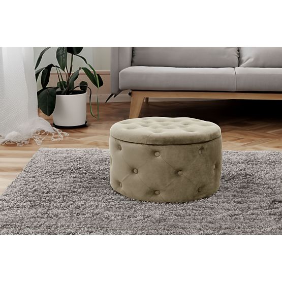 ALIA BEIGE POUF