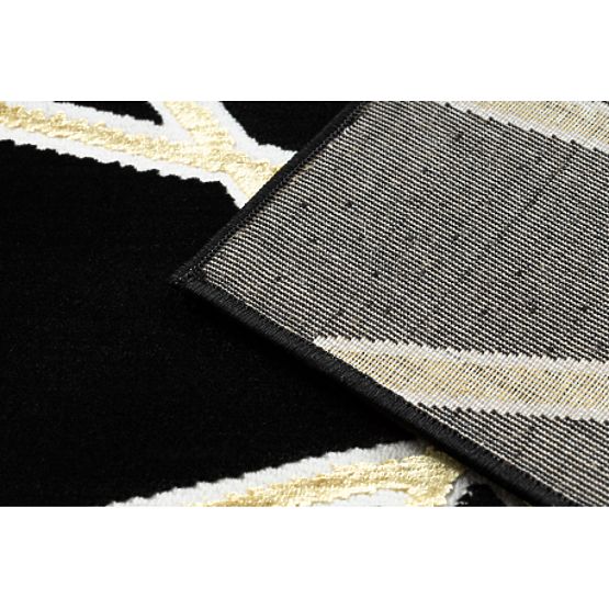 ALLURE 1964 Geometric Rug - Structural, Stylish, Glamour Black/Gold