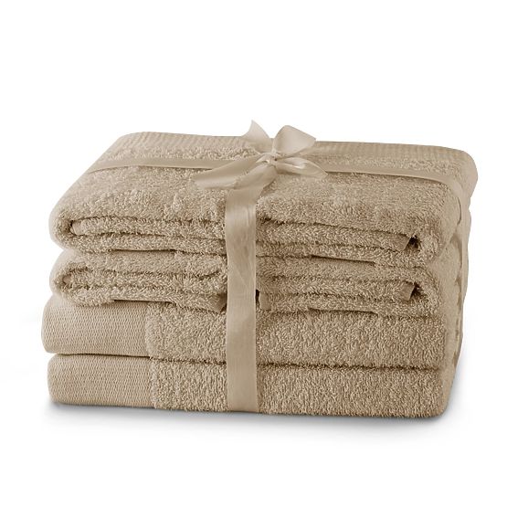 AMARI Towel - AMELIAHOME color beige classic style 2*70x140+4*50x100 AmeliaHome