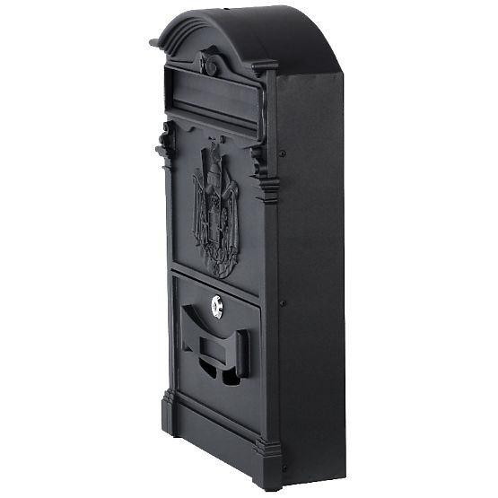 Amund Black Mailbox for Letters