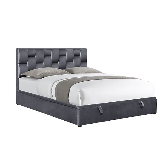 ANNABEL 160 Bed with Storage Space Grey (3p=1pcs)