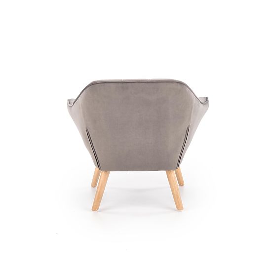 Armchair ROMEO - gray / natural