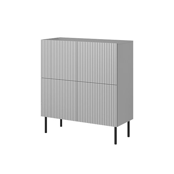 ASENSIO KM-2 Light Gray Dresser, Legs: Black (2p=1pc)