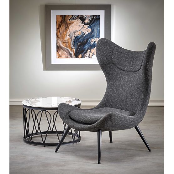 ATLANTIS Relaxation Chair Anthracite/Black