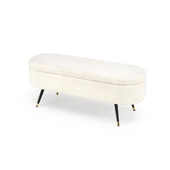 AVEIRO Bench with Storage, Cream