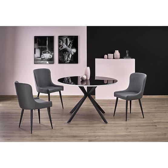 AVELAR Tabletop - Black / White, Frame - Black