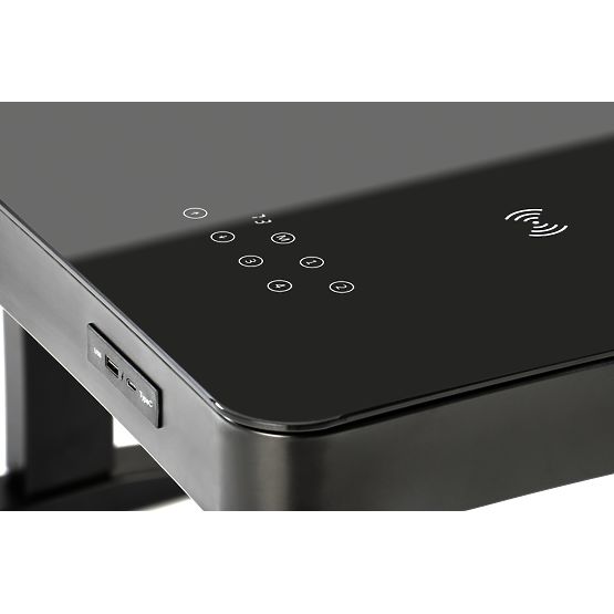 B52 Table with Height Adjustment Function, Black (2p=1pc)