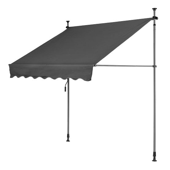 Balcony Sun Awning with Adjustable Height, Waterproof with Manual Crank