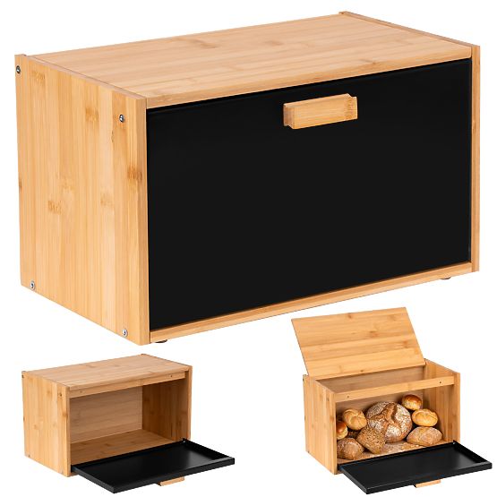 Bamboo Bread Box CHARLES