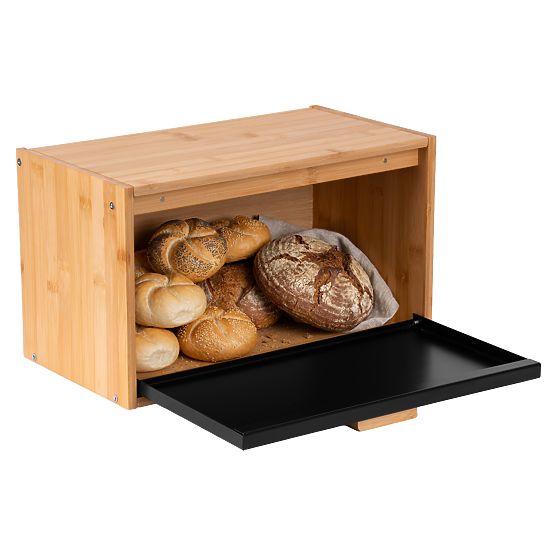 Bamboo Bread Box CHARLES