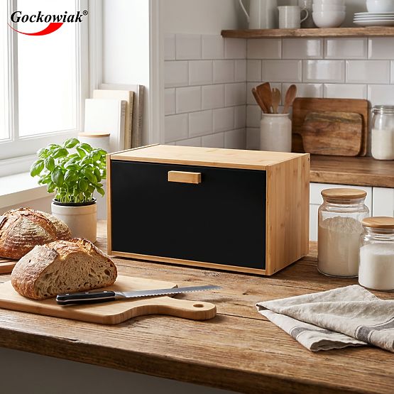 Bamboo Bread Box CHARLES