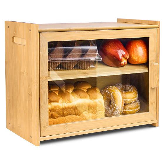 Bamboo Bread Box Pierre, Bread Container