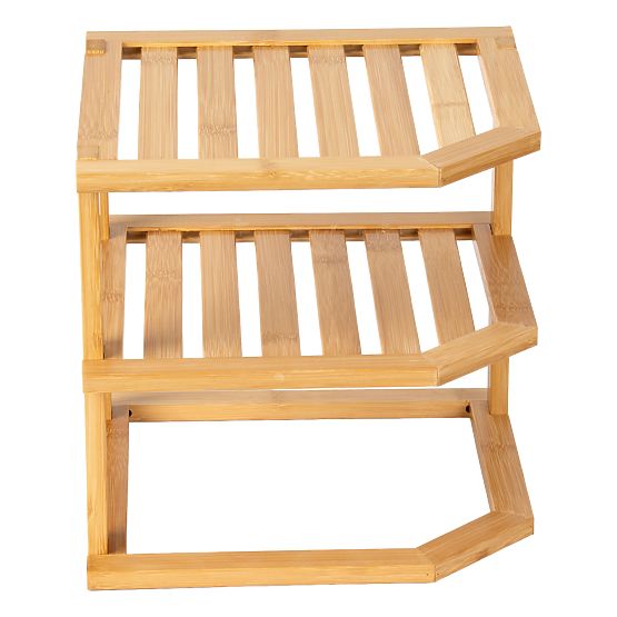 Bamboo Corner Kitchen Shelf DEDAL