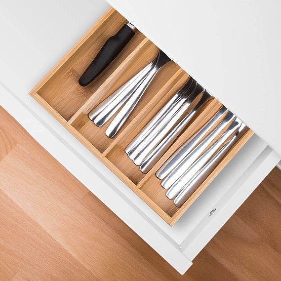 Bamboo Cutlery Organizer GAEL