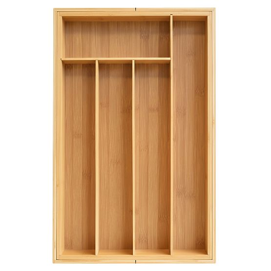Bamboo Cutlery Organizer IKAR