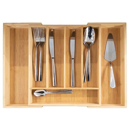 Bamboo Cutlery Organizer Insert Juan