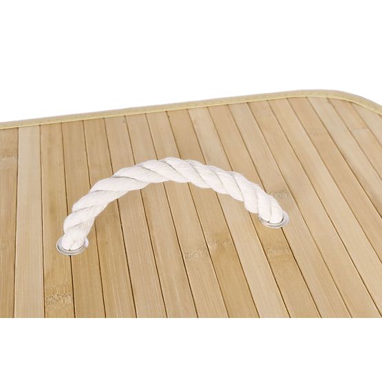 Bamboo Laundry Basket 1 Compartment Natural