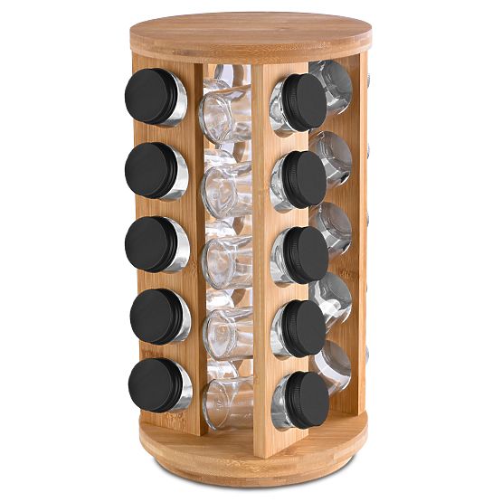 Bamboo Rotating Spice Rack ROTOR