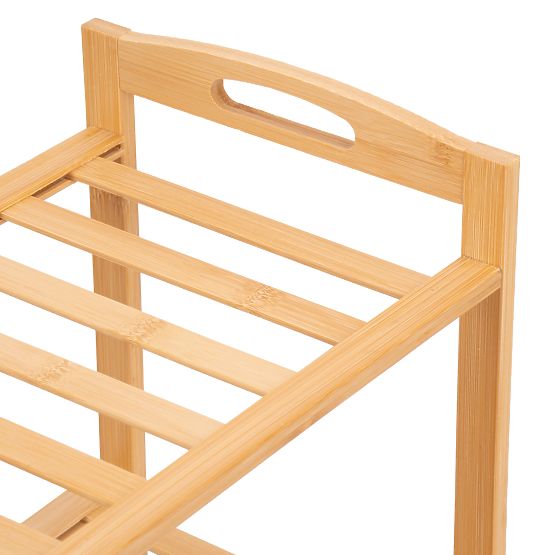 Bamboo Shoe Rack 3 Levels Astaria