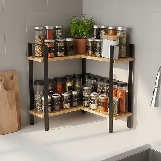 Bamboo Spice Rack SARITA