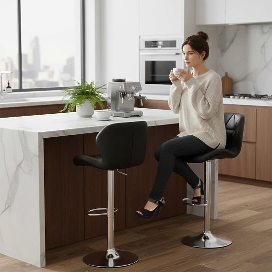 Bar Stool Gordon Black
