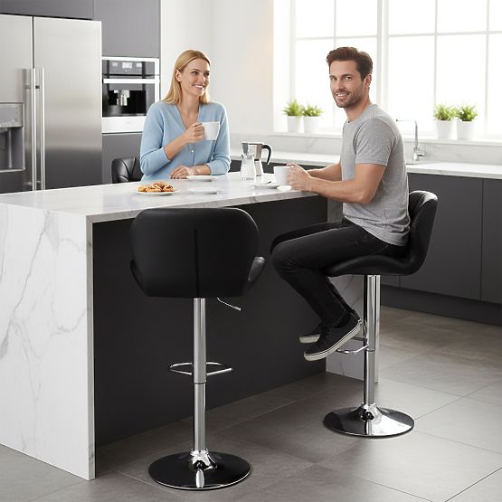 Bar Stool Gordon Black