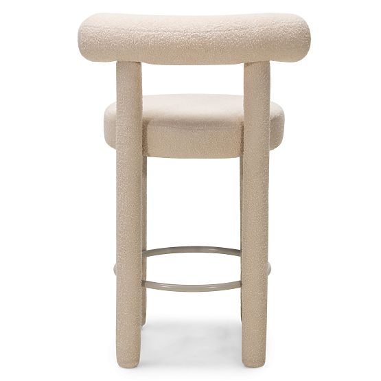 Bar Stool Pedro 2.0, Beige, Boucle