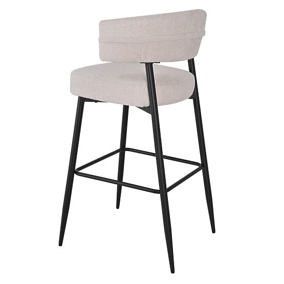 Bar Stool Rosario Cream/Black Legs