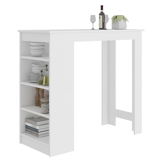 Bar Table for Bar Stool 115 cm White