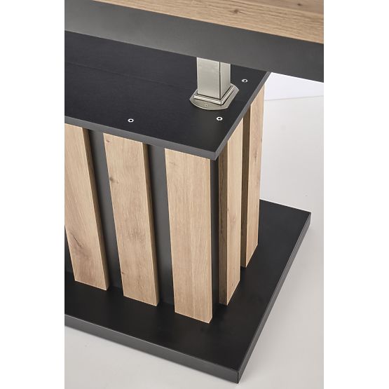 BARETTI Coffee Table Oak Artisan/Black