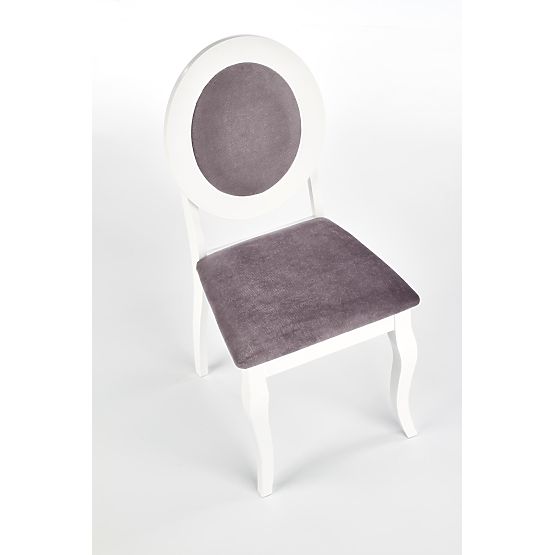 BAROCK Chair White/Grey (1p=2pcs)