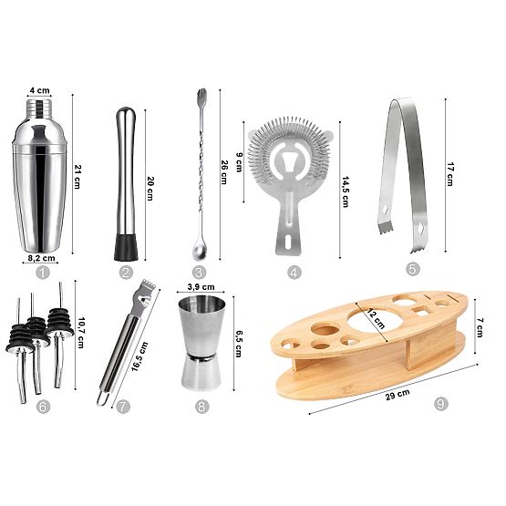 Bartender Set DERBY 10 Pieces