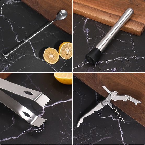 Bartender Set LOGAN 11 Pieces with Box