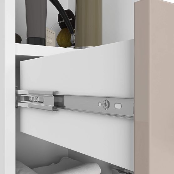 BATHROOM CABINET FIN COLUMN 30 2D 1SZ 1W 140cm PK CAPPUCCINO GLOSS