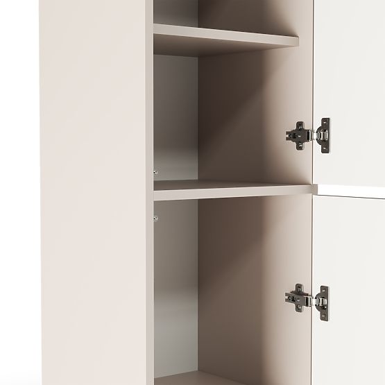 Bathroom Cabinet, Mossy Column, Cashmere