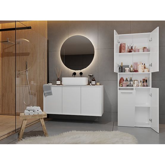 Bathroom Cabinet Nel 1K/DK WHITE